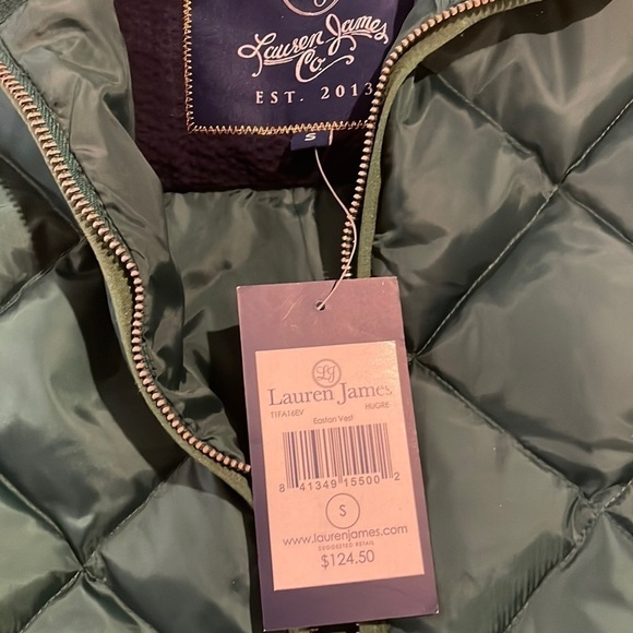 NWT Lauren James Easton Down Vest - Picture 8 of 8